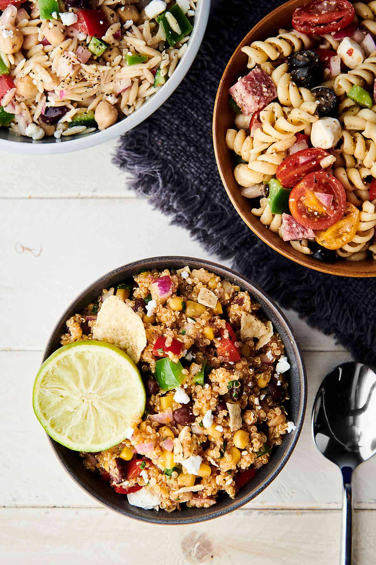 Easy Mexican Quinoa Salad Recipe - w/ Chili Lime Dressing