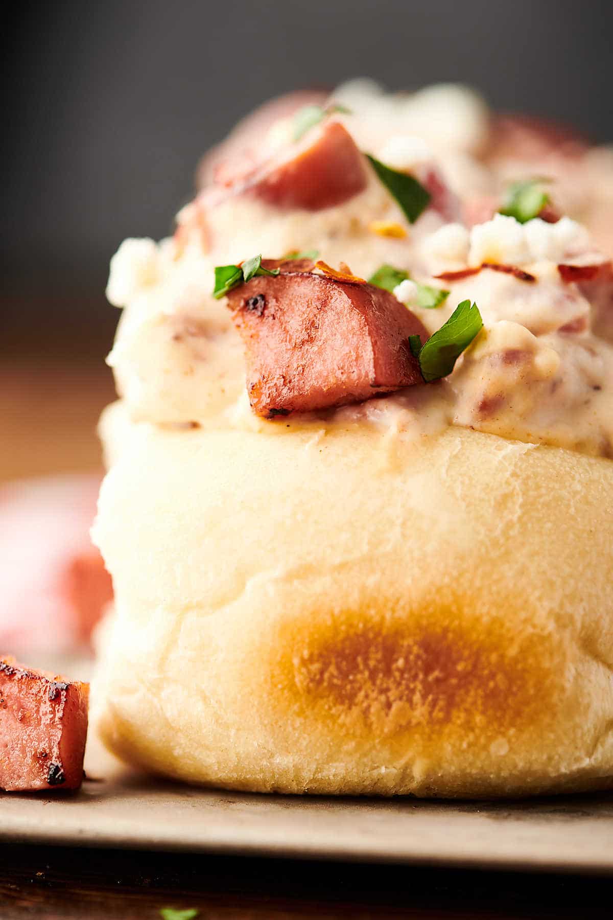 Turkey Smoked Sausage Dip in Mini Bread Bowls Recipe Show Me the Yummy