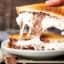 S'Mores Sandwich gooey marshmallow pull