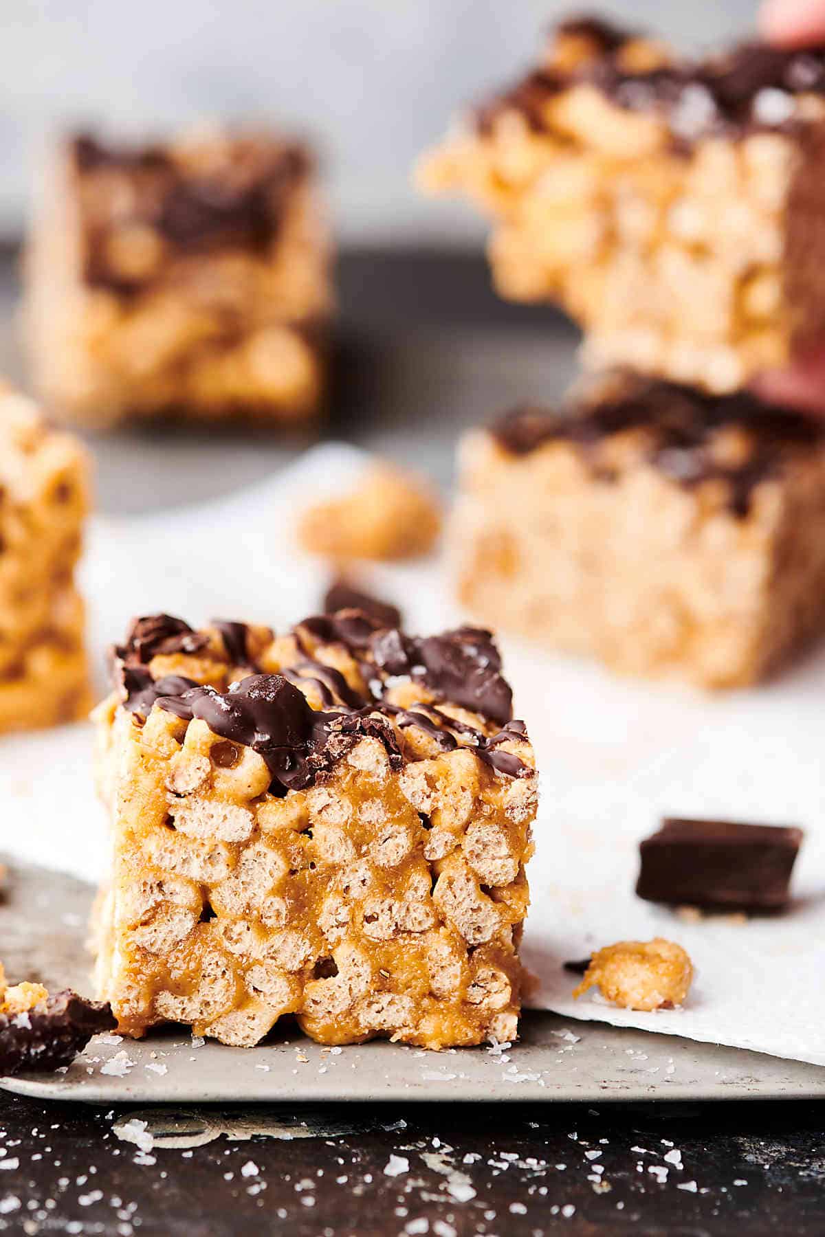Healthy Peanut Butter Honey Cheerio Bars Recipe Healthy Snack