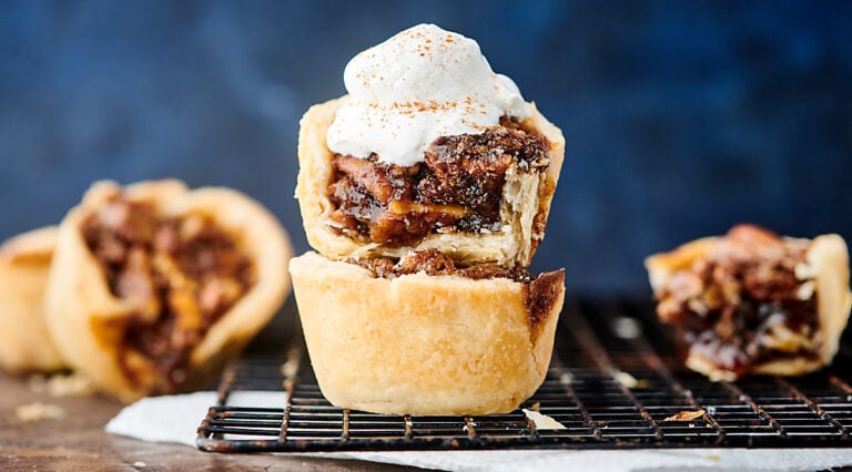 Mini Pecan Pies horizontal
