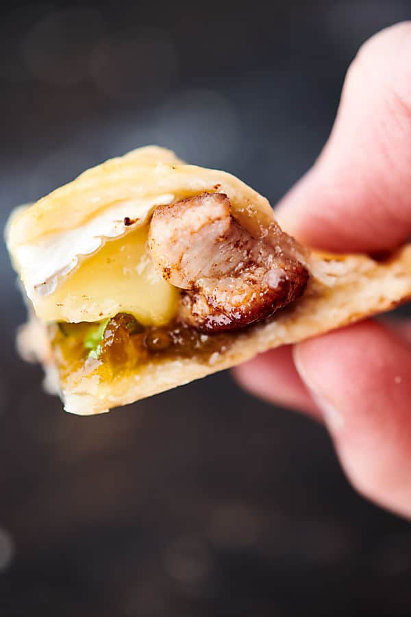 Pork, Brie, and Fig Hand Pies filling