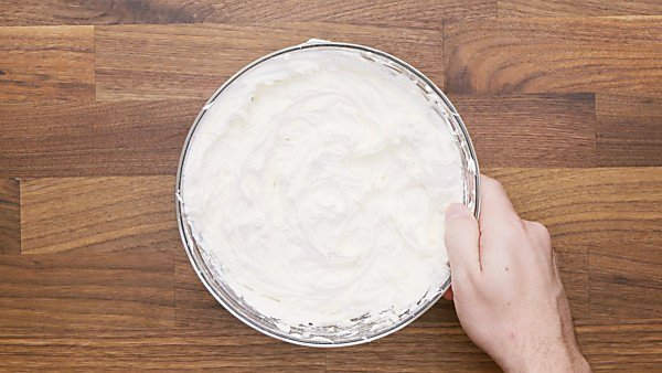 cream cheese mixture in mixing bowl