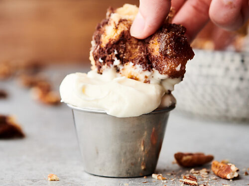 Crock Pot Cinnamon Roll Casserole W Store Bought Biscuit Dough