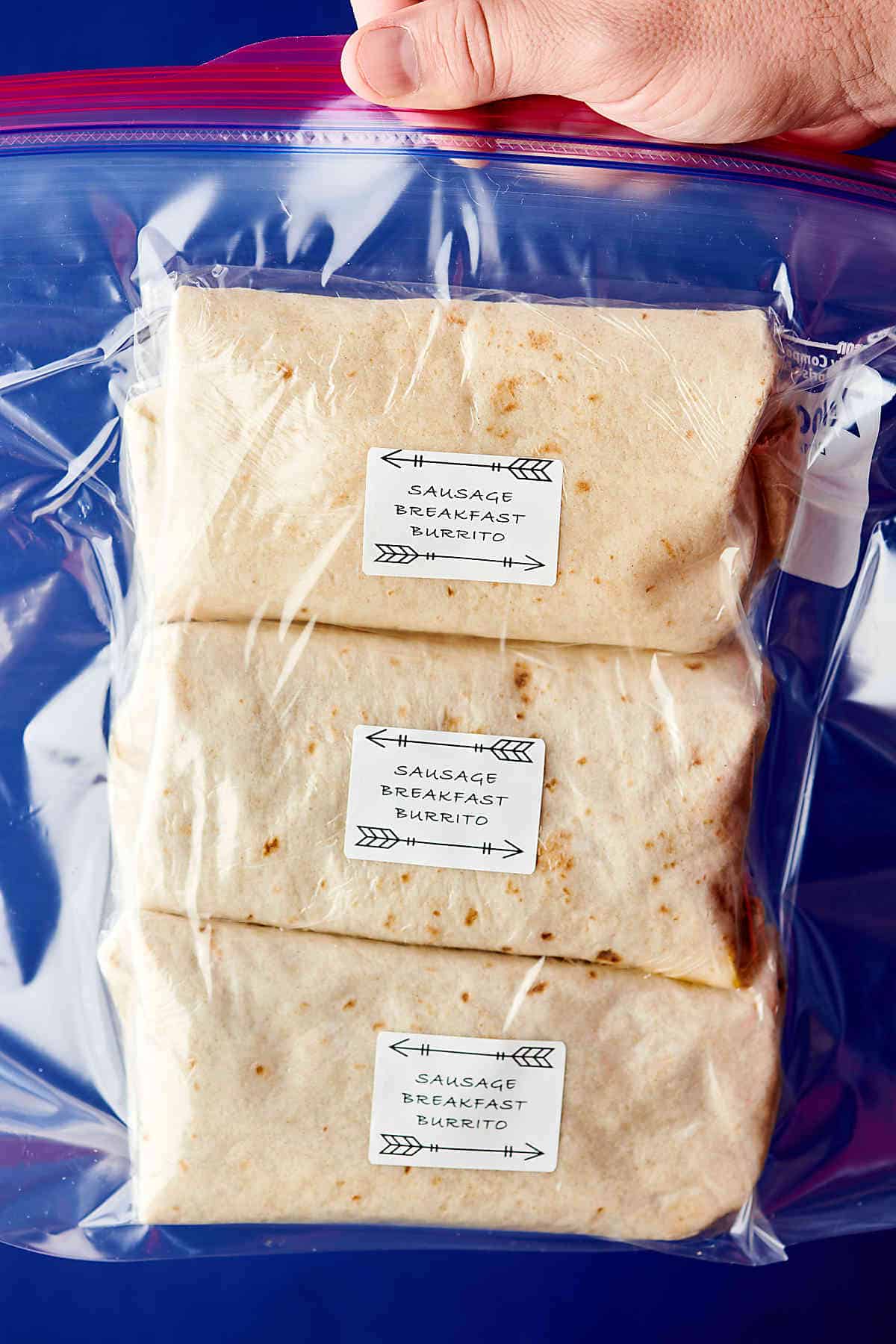 Easy Make Ahead Breakfast Burrito Freezer Friendly!