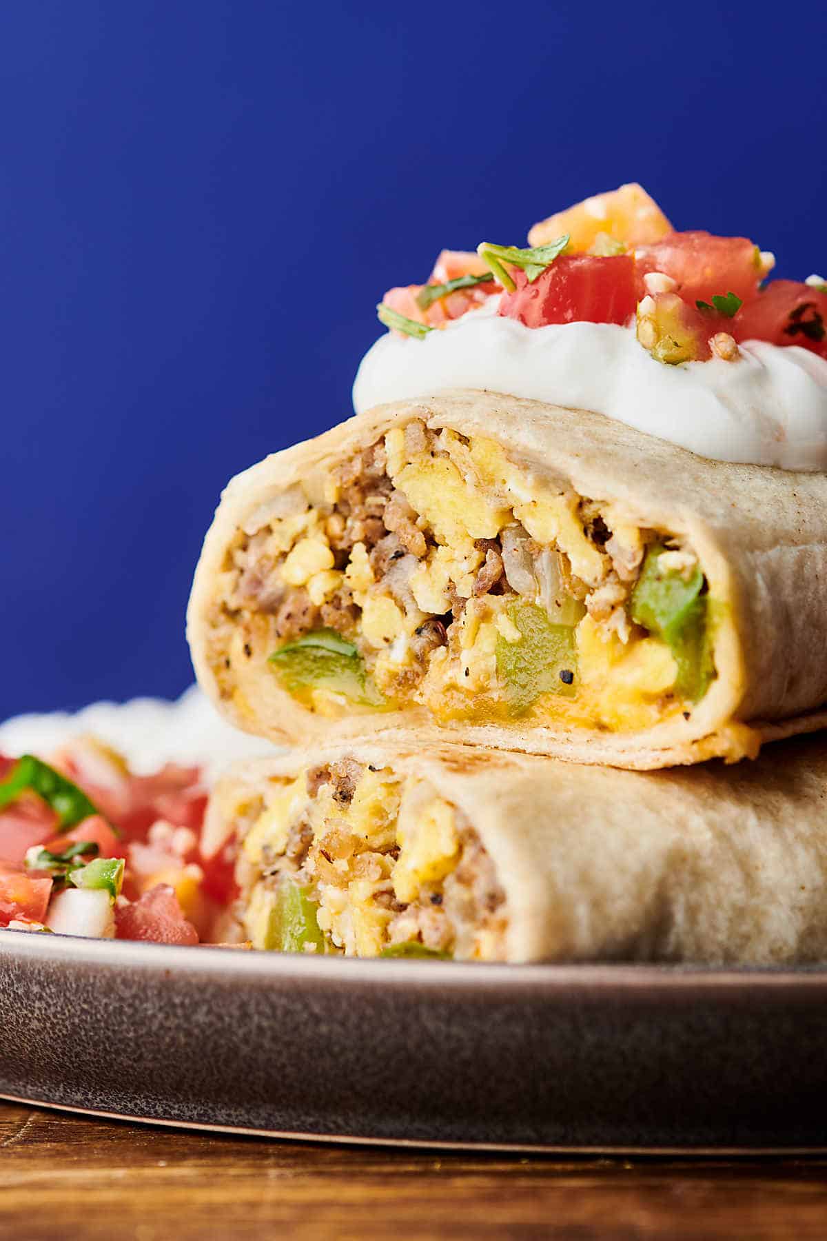 Easy Make Ahead Breakfast Burrito - Freezer Friendly!