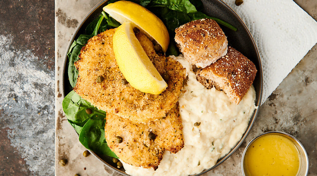 Air Fryer Chicken Piccata w/ Lemon Caper Sauce