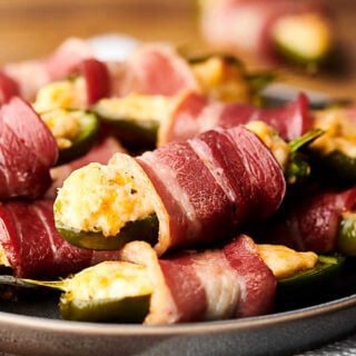 jalapeno poppers on a plate