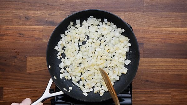 onion cooked in skillet