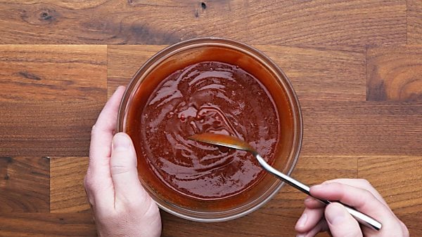 sloppy joe sauce in mixing bowl