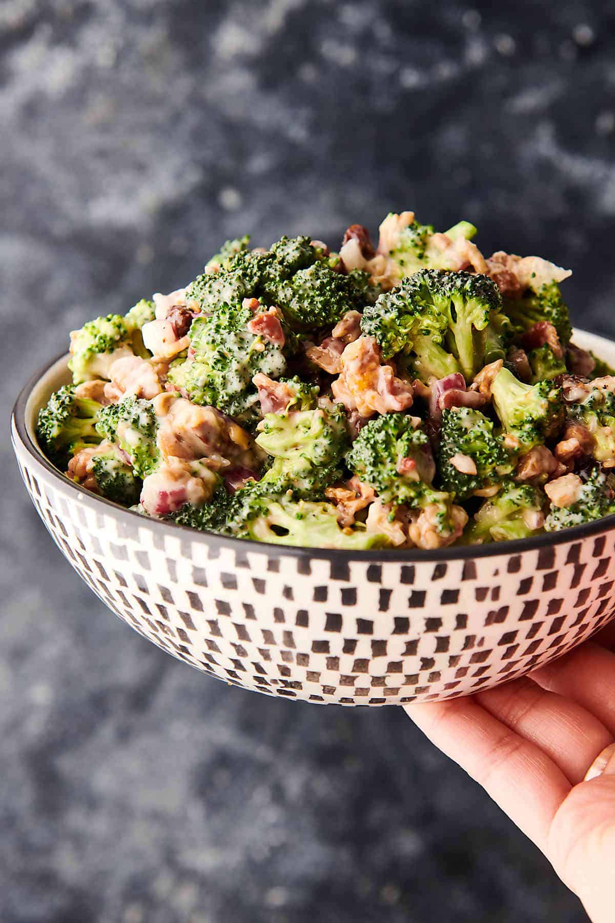 Broccoli Salad Recipe - Summer Side Dish with Bacon!
