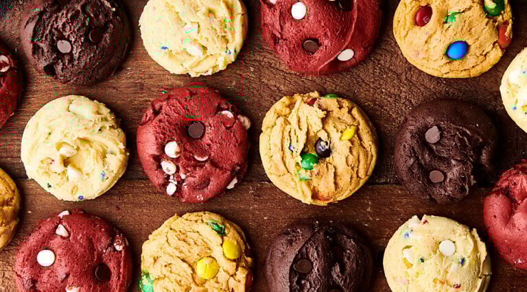 cake mix cookies above