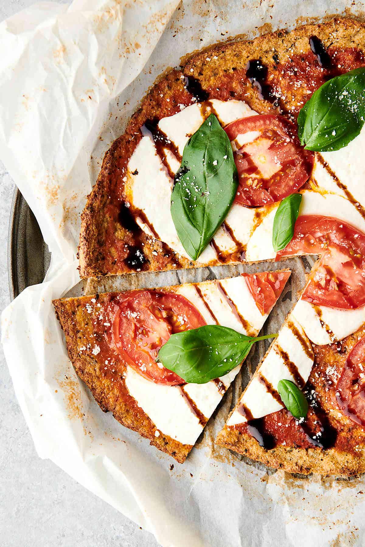 Cauliflower Pizza Crust - Gluten-Free, Low-Carb, and Low-Calorie!