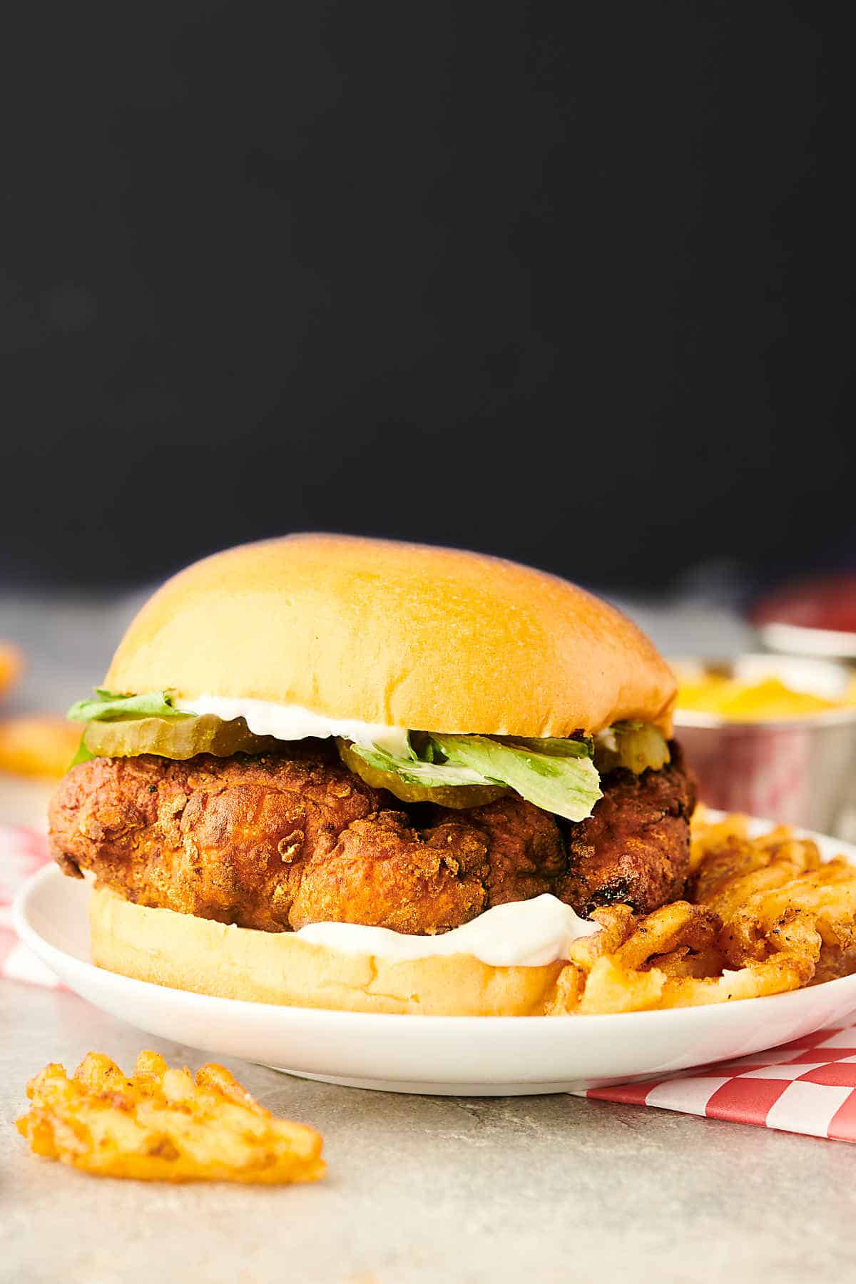 Chicken Sandwich - w/ Juicy Crispy Fried Chicken Thighs