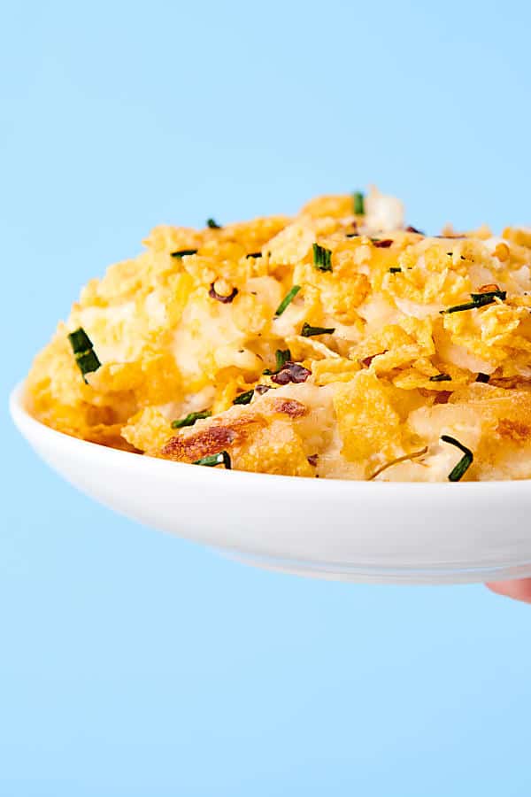 Hashbrown Casserole - with Frozen Hashbrowns - 10-Minute Prep!