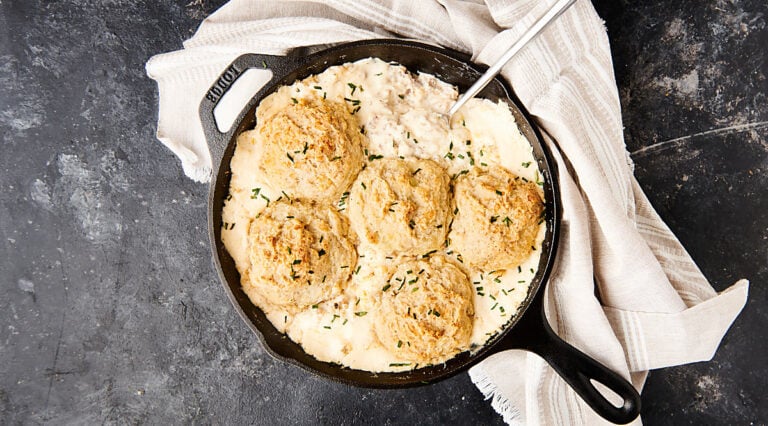 sausage-gravy-with-bisquick-biscuits-15-minute-prep