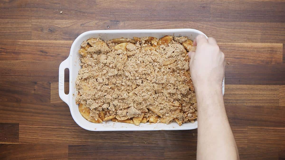 Apple Crumble with Granny Smith Apples 30Minute Prep!