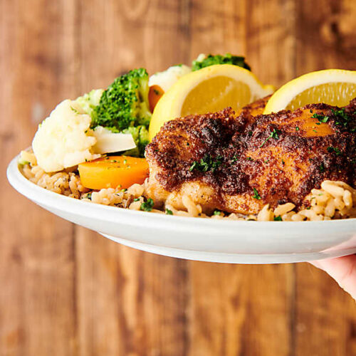 Air Fryer Chicken Piccata w/ Lemon Caper Sauce