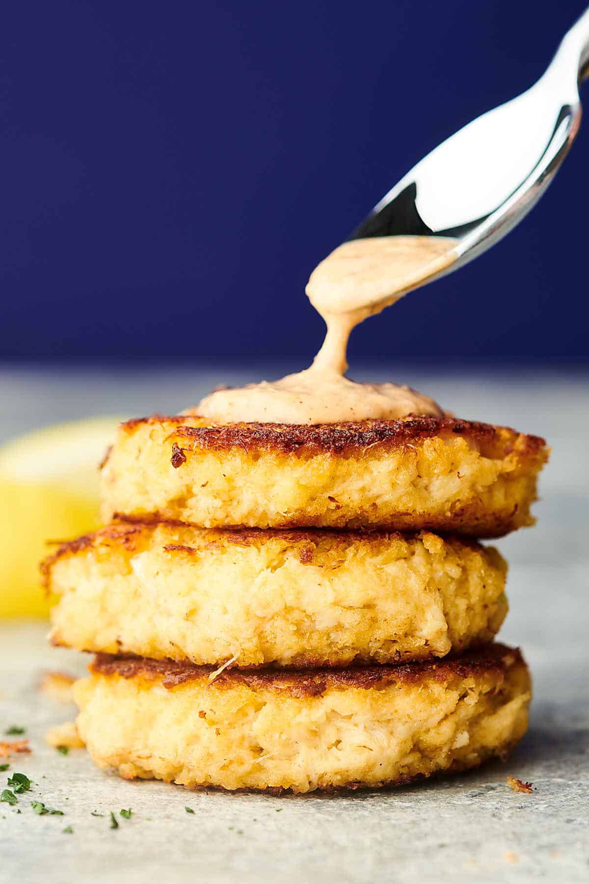 Crab Cake Recipe w/ Homemade Creamy Crab Cake Sauce