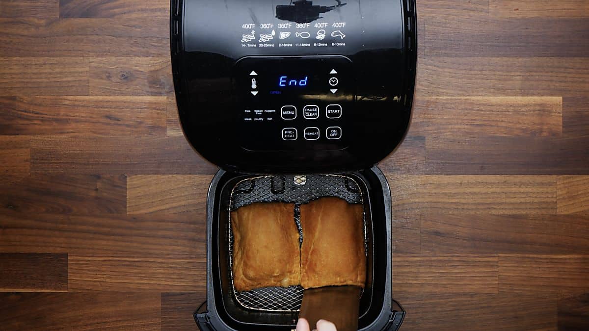 Air Fryer Hot Pockets with Crescent Roll Dough, Ham, and Cheddar!