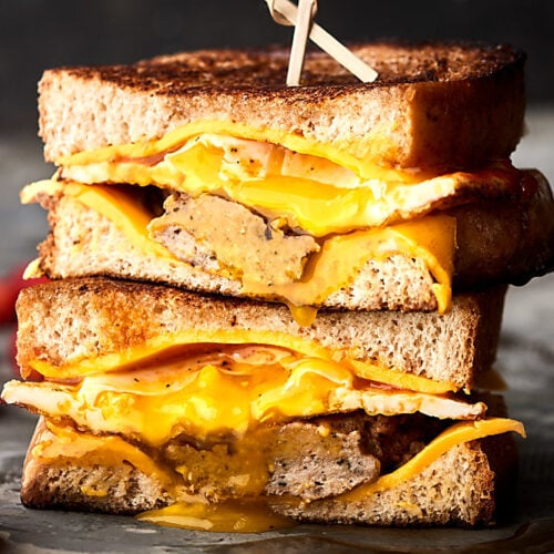 Breakfast Grilled Cheese - Damn Delicious