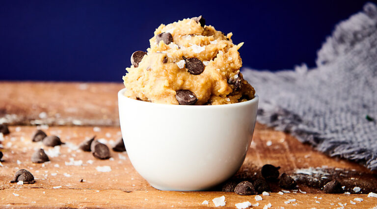 bowl of chickpea cookie dough