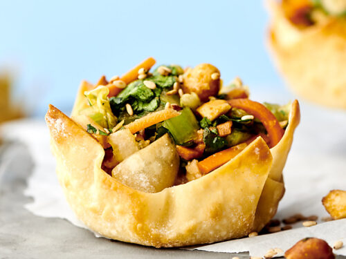 Chicken Salad Wonton Cups - Eat. Drink. Love.