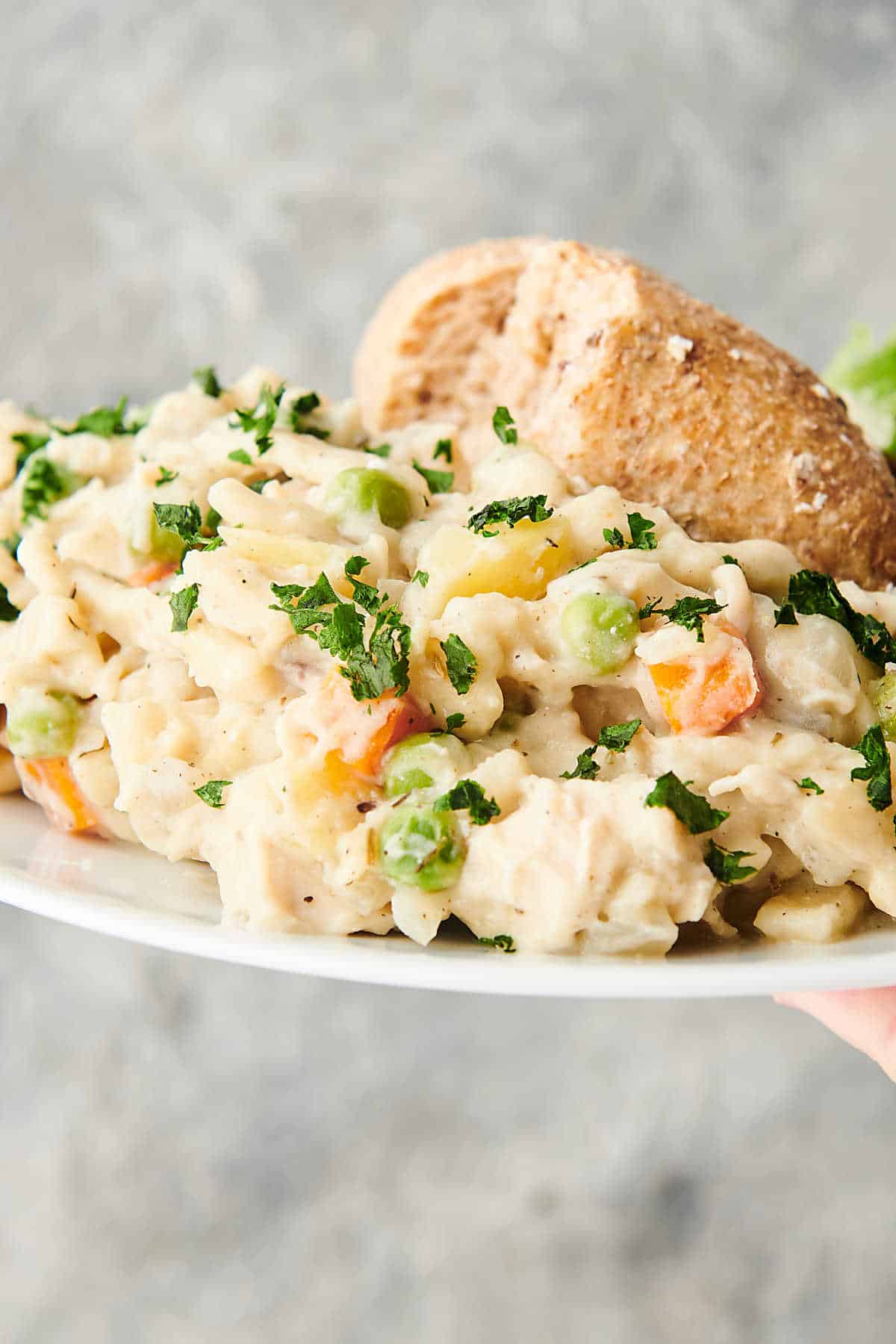 Crockpot Chicken and Noodles - with Rotisserie Chicken and Egg Noodles!
