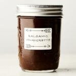 jar of balsamic vinaigrette