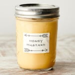 jar of honey mustard