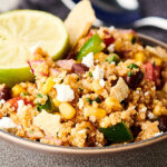 bowl of mexican quinoa salad