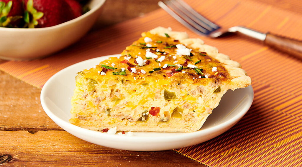 Quiche Recipe - with Frozen Pie Crust - 10-Minute Prep!