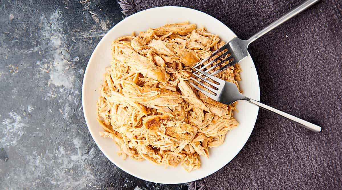 Shredded Chicken - for Crockpot, Stovetop, Oven, or Instant Pot