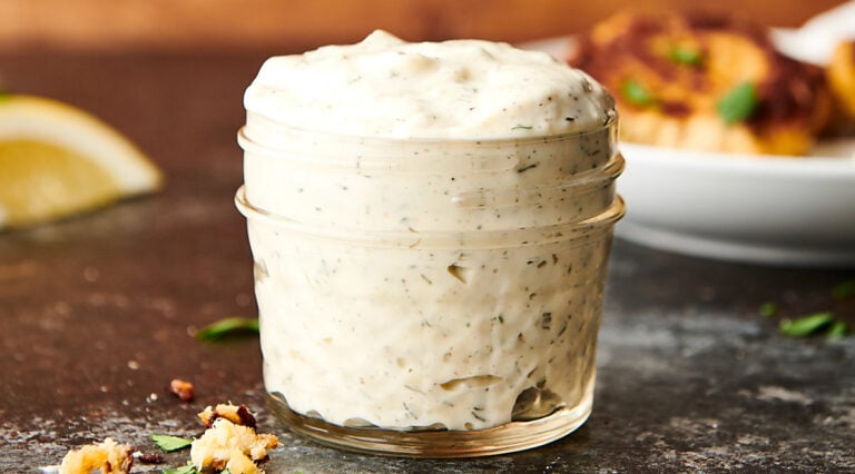 jar of tartar sauce