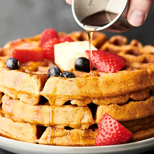 Waffle Recipe - Fluffy & Crispy Buttermilk Waffles