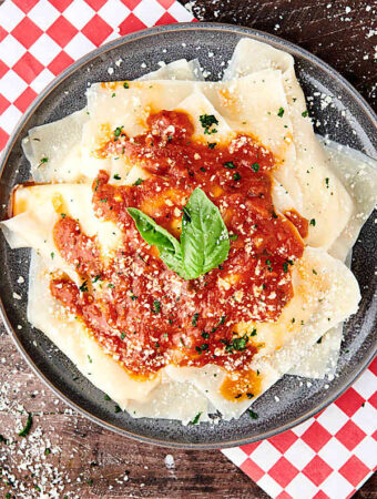 Butternut Squash Ravioli - with Wonton Wrappers and Brown Butter Sauce