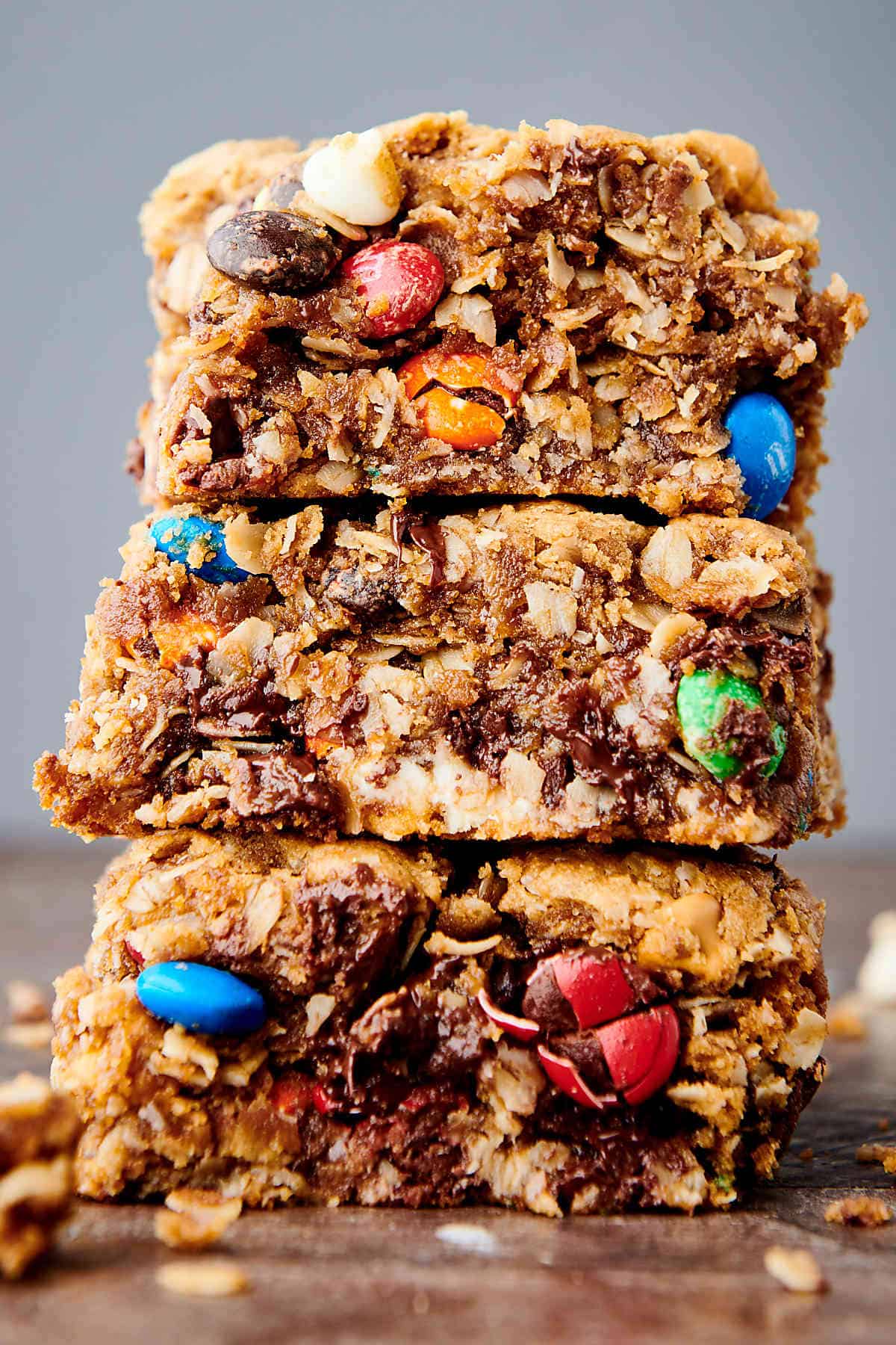 Monster Cookie Bars Thick and Chewy 15Minute Prep!
