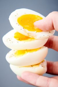 air fryer eggs held
