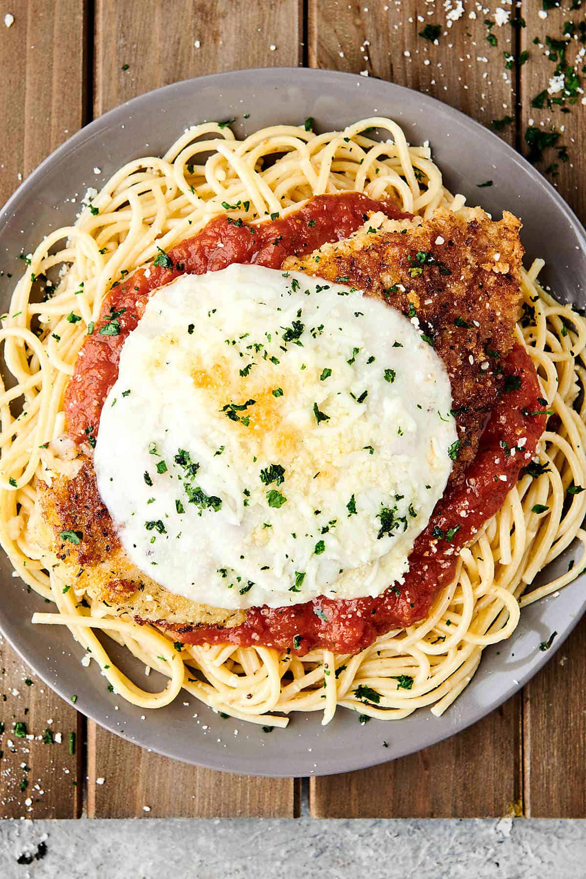 Instant Pot Chicken Parmesan with Provolone and Mozzarella