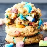 lucky charms cookies stacked