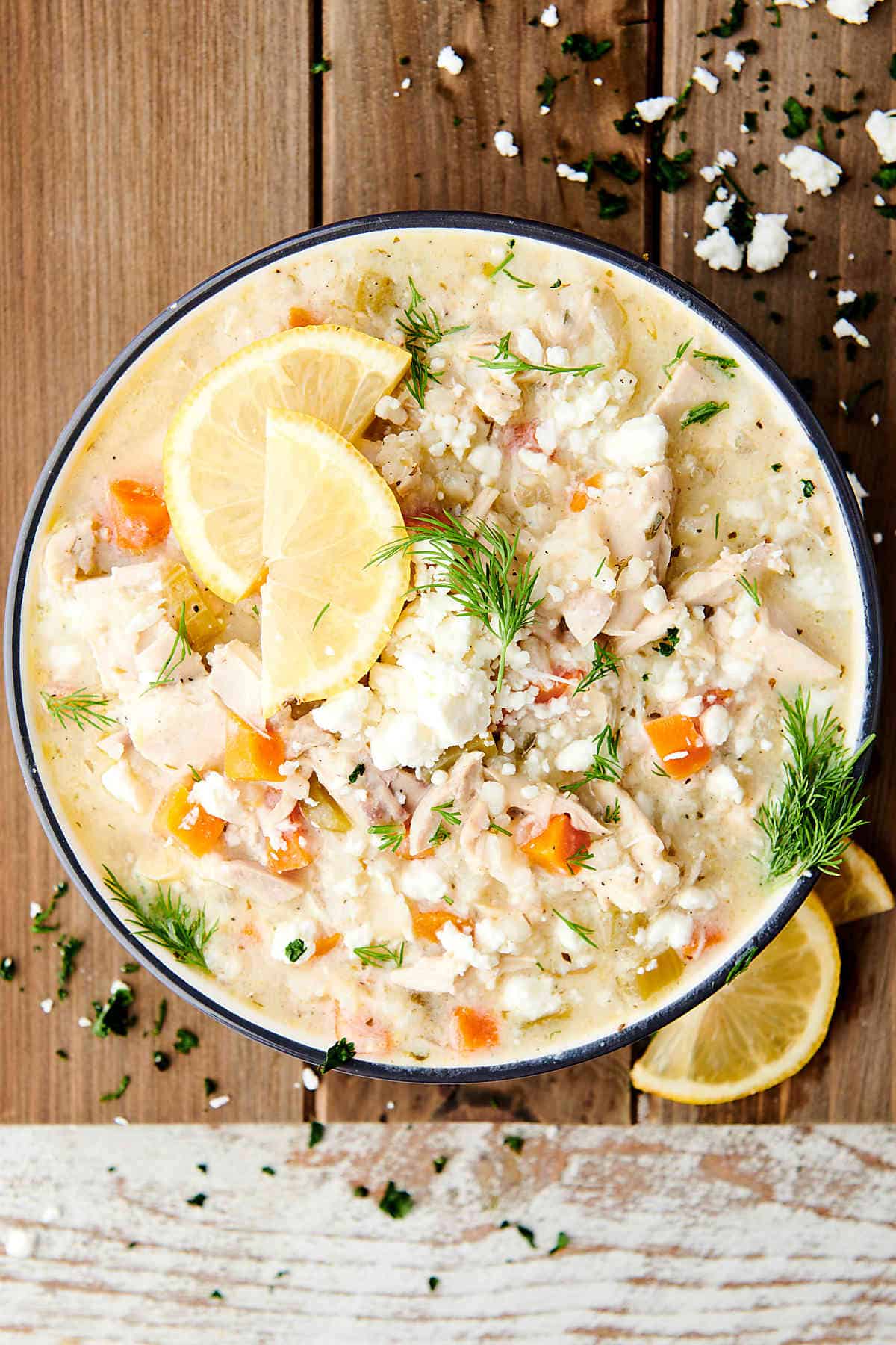 Lemon Rice Soup with Rotisserie Chicken 15Minute Prep!