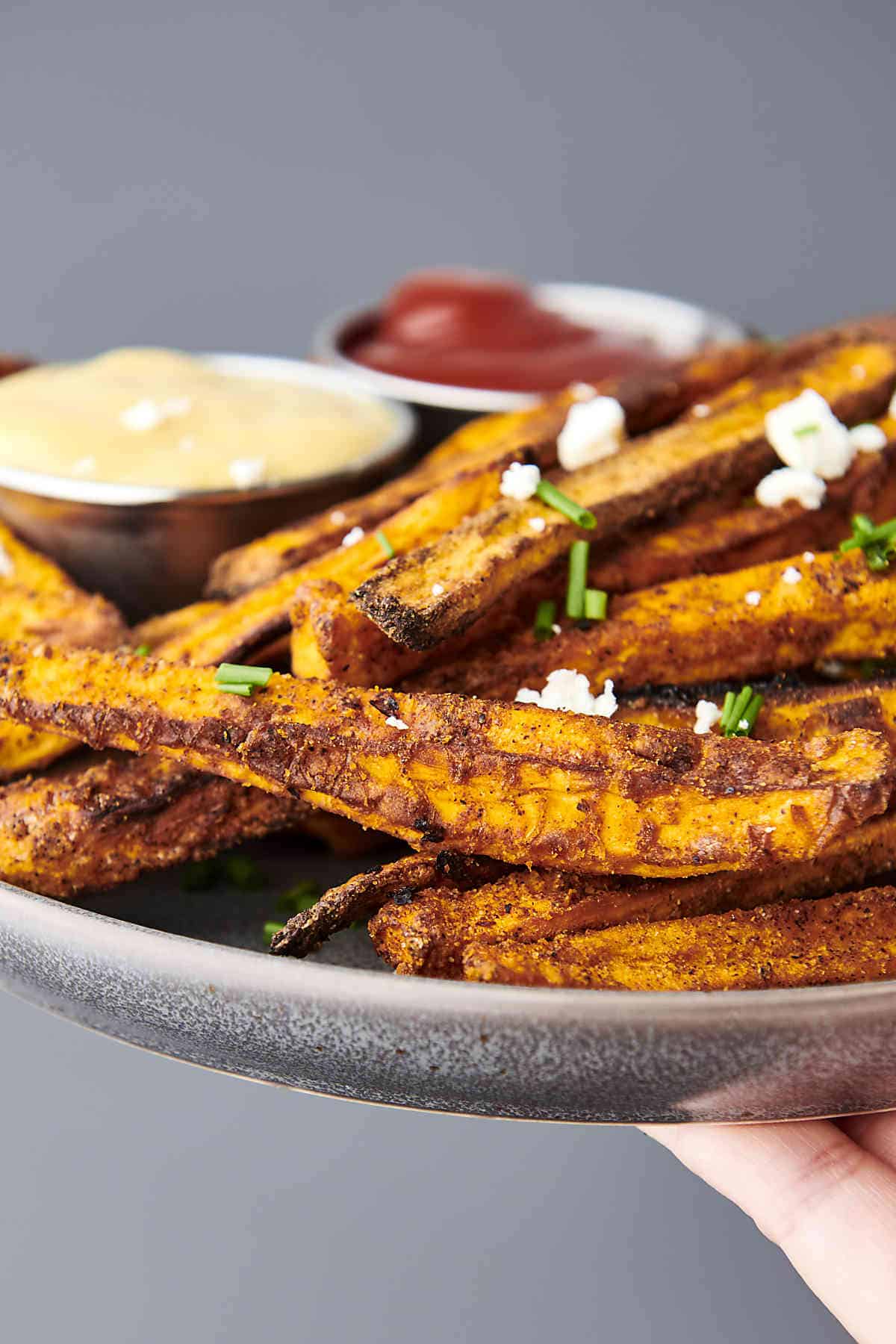 Air Fryer Sweet Potato Fries - Crispy, Fluffy, and Perfectly Seasoned!