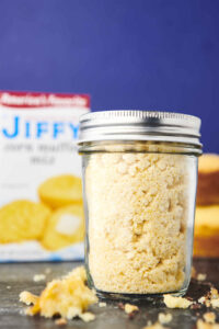 copycat jiffy cornbread mix in a jar