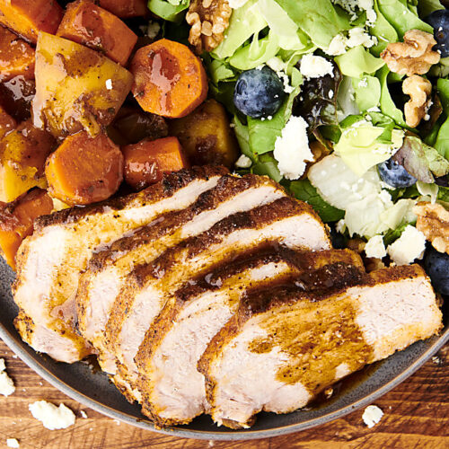 Pork loin and veggies instant online pot