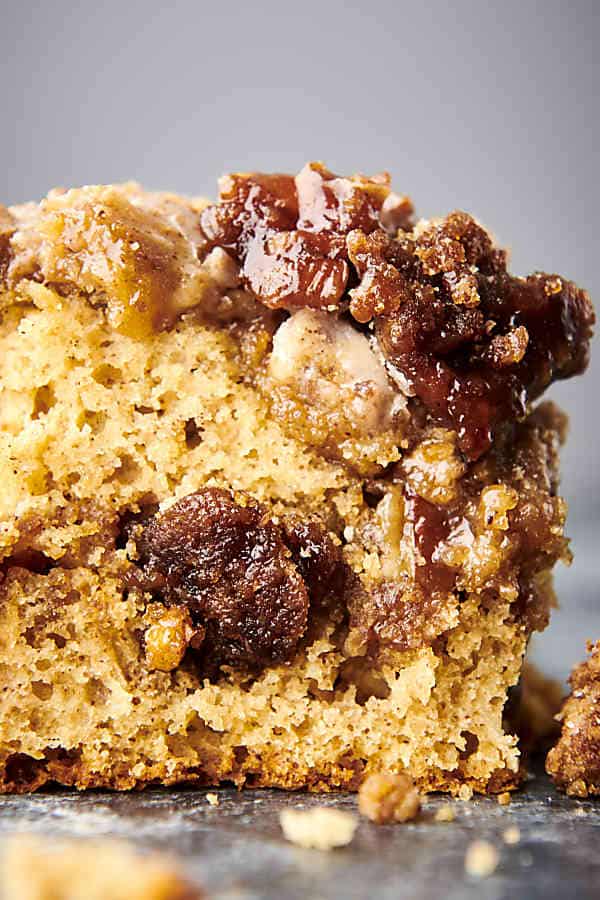 cake mix coffee cake with pecan streusel