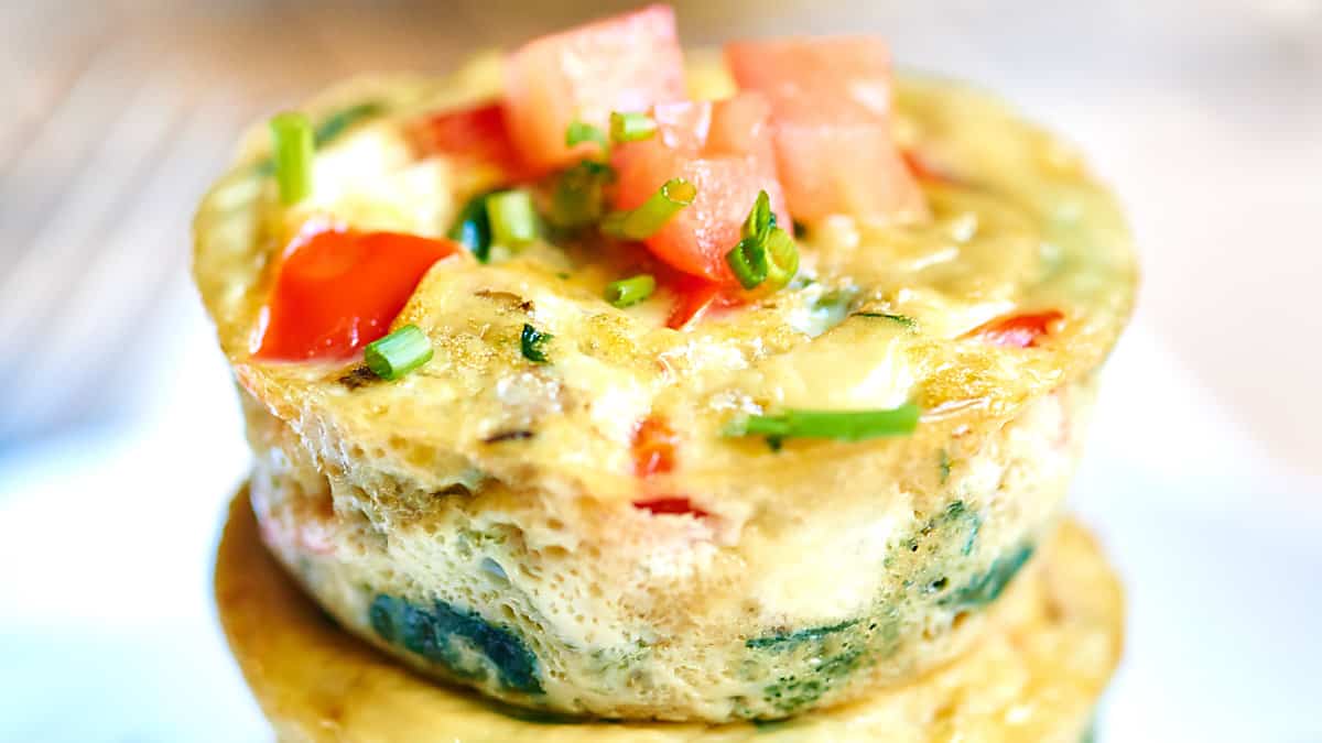 egg muffins with vegetables