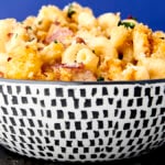 truffle macaroni and cheese with bacon