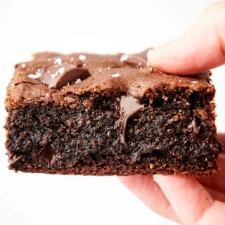 gluten free brownie with chocolate chips