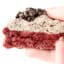 cake mix red velvet cookie with frosting and oreos