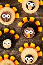 Oreo Turkey Cookies - Kid Friendly Thanksgiving Dessert!